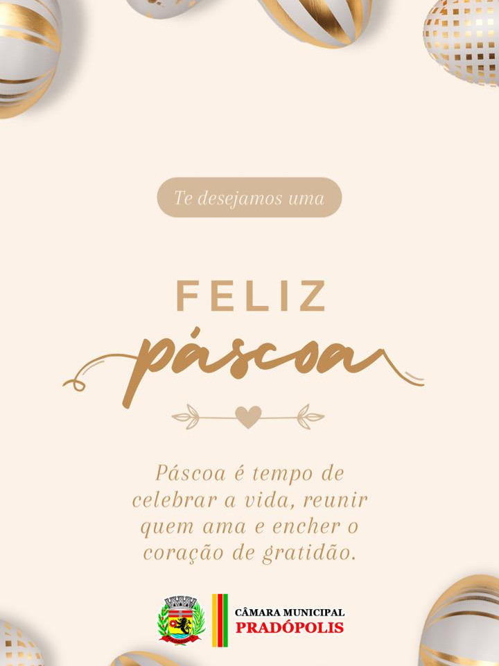 Feliz Páscoa!