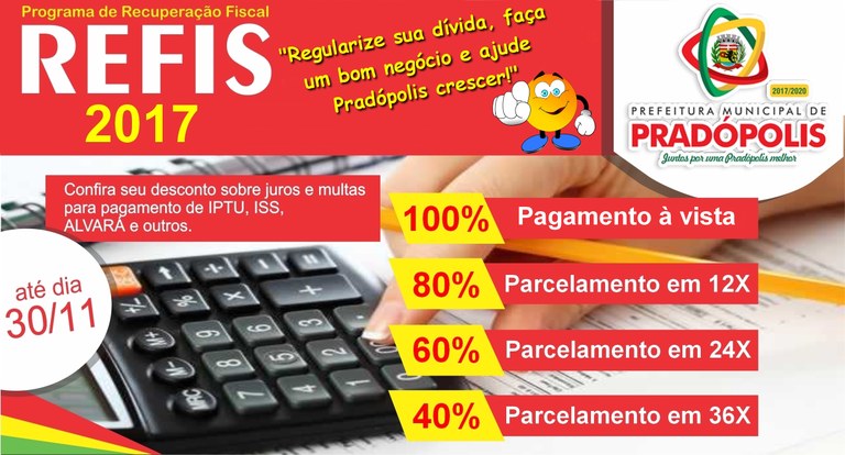 Refis 2017 pradópolis modelo 1.jpg Refis 2017 pradópolis modelo 1.jpg