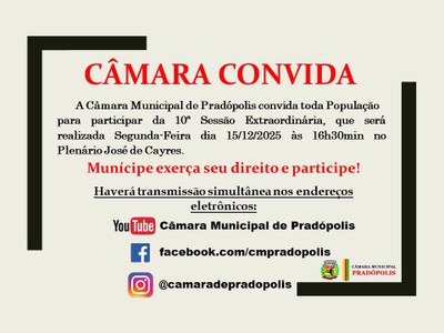 10ª Sessão Extraordinária