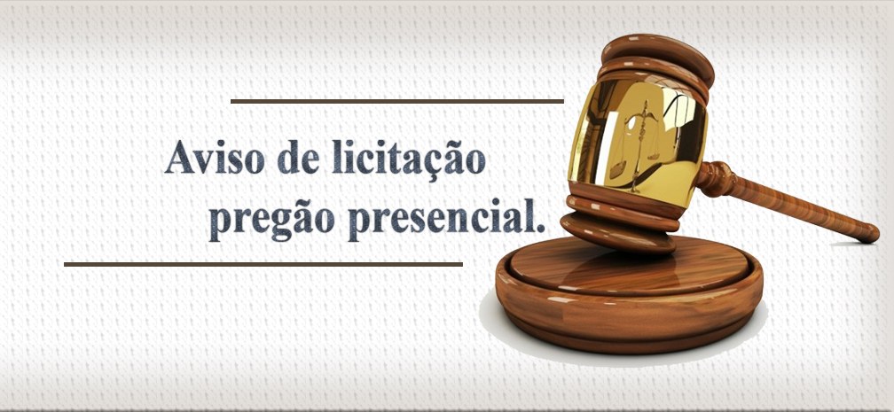 AVISO DE LICITAÇÃO - PREGÃO PRESENCIAL Nº 002/2020.