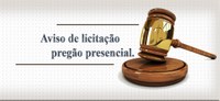 AVISO DE LICITAÇÃO - PREGÃO PRESENCIAL Nº 002/2020.