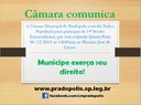 Convite para Sessão Extraordinária