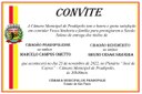 Convite - Sessão Solene.