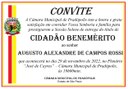 Convite - Sessão Solene.