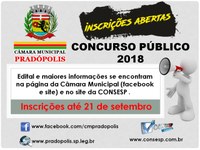 INSCRIÇÕES ABERTAS!!