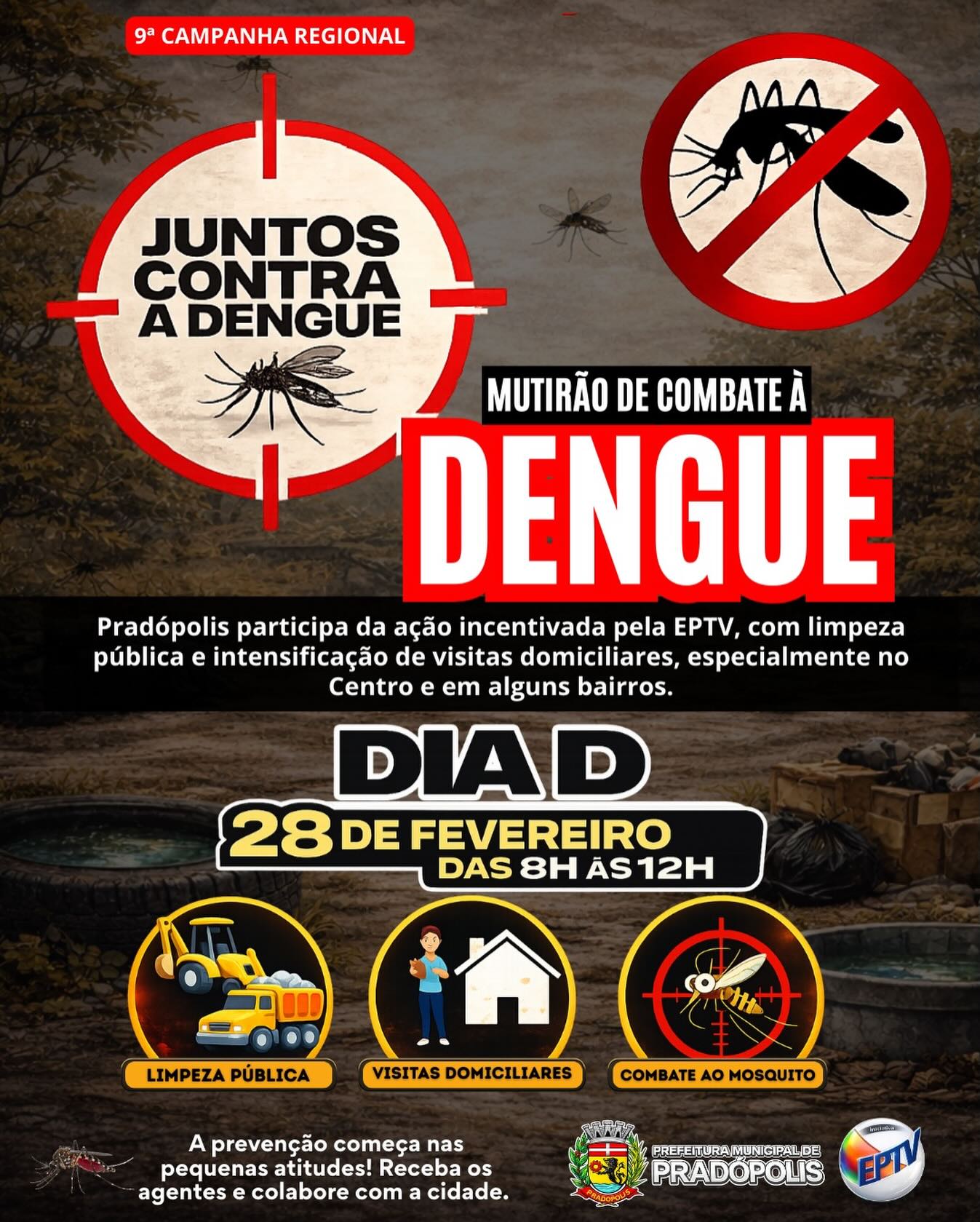 JUNTOS CONTRA A DENGUE – PRADÓPOLIS