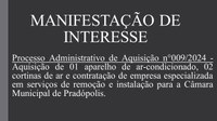 Manifestação de Interesse.