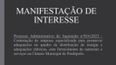 Manifestação de Interesse.