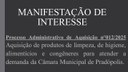 Manifestação de Interesse nº 012/2025.
