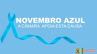 Novembro Azul - Mês de luta contra o Câncer de Próstata.