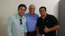 Os Vereadores Daniel Souza e Thiago Aquino estiveram com o Secretário da Agricultura e Deputado Federal Arnaldo Jardim.