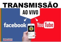 TRANSMISSÃO AO VIVO - 12ª Sessão Ordinária.